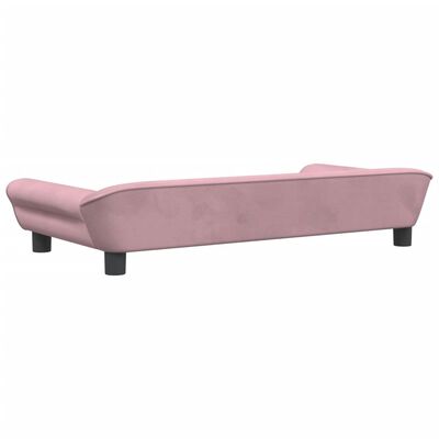 vidaXL Divano per Bambini Rosa 100x50x26 cm in Velluto