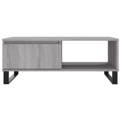 vidaXL Tavolino da Salotto Grigio Sonoma 90x60x35 cm Legno Multistrato