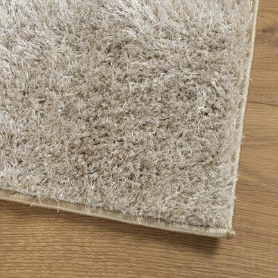 vidaXL Tappeto a Pelo Lucido Lungo ISTAN Effetto Beige 200x280 cm