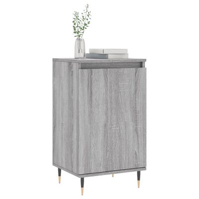 vidaXL Credenze 2 pz Grigio Sonoma 40x35x70 cm in Legno Multistrato