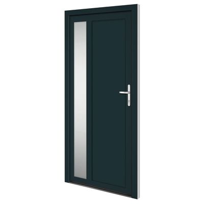 vidaXL Porta Ingresso Antracite 98x208 cm in PVC