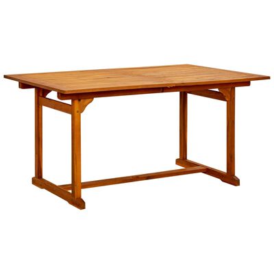 vidaXL Set Mobili da Pranzo da Giardino 7 pz Legno Massello di Acacia