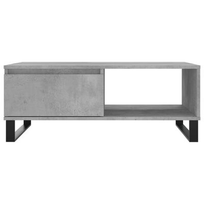 vidaXL Tavolino da Salotto Grigio Cemento 90x60x35cm Legno Multistrato