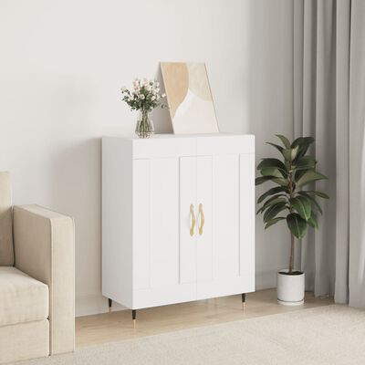 vidaXL Credenza Bianca 69,5x34x90 cm in Legno Multistrato