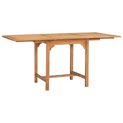 vidaXL Set da Pranzo da Giardino 5 pz in Legno Massello di Teak