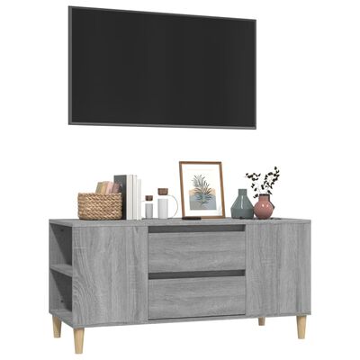 vidaXL Mobile Porta TV Grigio Sonoma 102x44,5x50 cm Legno Multistrato