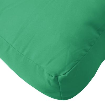 vidaXL Cuscino per Pallet Verde 50x50x12 cm in Tessuto