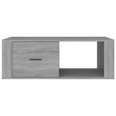 vidaXL Tavolino Salotto Grigio Sonoma 100x50,5x35 cm Legno Multistrato