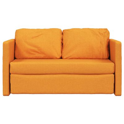 vidaXL Divano Letto da Terra 2 in 1 Giallo Scuro 112x174x55 cm Tessuto