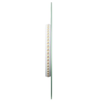 vidaXL Specchio da Bagno LED 60x25 cm Ovale