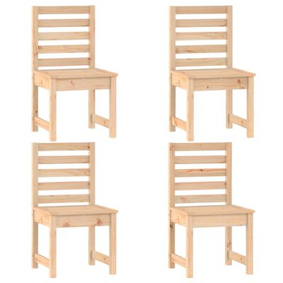 vidaXL Set da Pranzo per Giardino 5 pz in Legno Massello di Pino