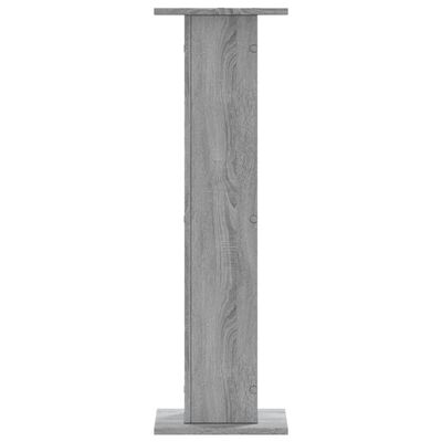 vidaXL Supporti per Piante 2 pz Grigio Sonoma 30x30x95cm in Truciolato