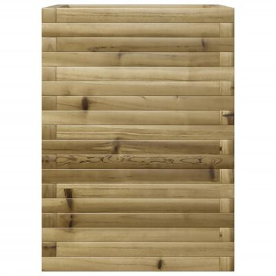 vidaXL Fioriera da Giardino 50x50x68,5 cm in Legno di Pino Impregnato