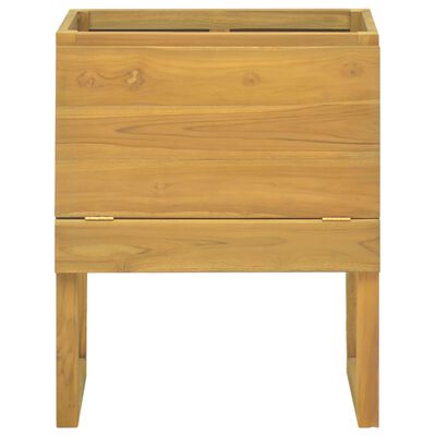 vidaXL Mobile da Bagno 60x40x75 cm in Legno Massello di Teak