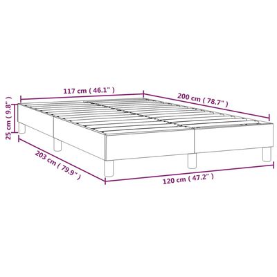 vidaXL Giroletto Cappuccino 120x200 cm in Similpelle