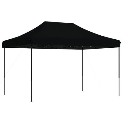 vidaXL Tenda da Festa Pieghevole Pop-Up Nero 410x279x315 cm