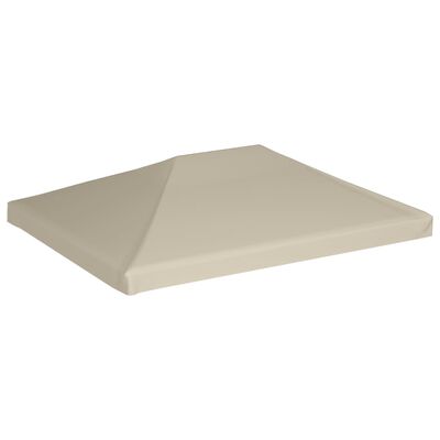 vidaXL Copertura Superiore per Gazebo 310 g/m² 4x3m Beige