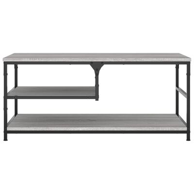 vidaXL Tavolino da Salotto Grigio Sonoma 90x49x40 cm Legno Multistrato