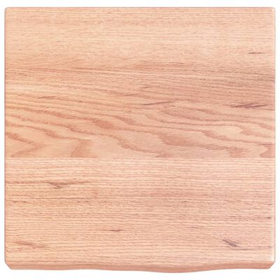 vidaXL Piano Bagno Marrone 40x40x(2-6) cm Legno Massello Trattato