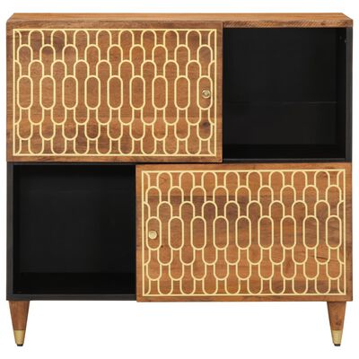 vidaXL Credenza 80x33x75 cm in Legno Massello di Mango