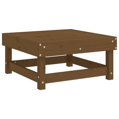 vidaXL Set Salotto da Giardino 5 pz in Legno Massello di Pino ambra