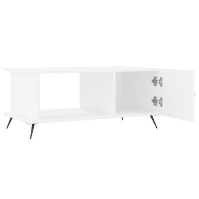 vidaXL Tavolino da Salotto Bianco 90x50x40 cm in Legno Multistrato