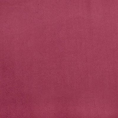 vidaXL Poltrona Rosso Vino 62x79x79 cm Velluto