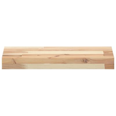 vidaXL Mensole da Parete 3 pz 40x20x4 cm Legno Acacia Non Trattato