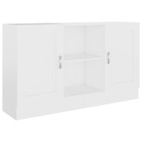 vidaXL Credenza Bianca 120x30,5x70 cm in Legno Multistrato