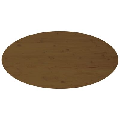 vidaXL Tavolino da Salotto Ambra 110x55x45 cm Legno Massello di Pino