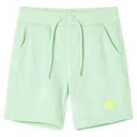 Pantaloncini per Bambini con Coulisse Verde Brillante 92