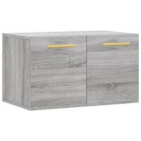 vidaXL Mobile a Parete Grigio Sonoma 60x36,5x35cm in Legno Multistrato