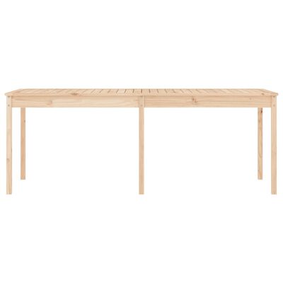 vidaXL Tavolo da Giardino 203,5x100x76 cm in Legno Massello di Pino