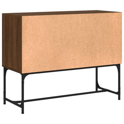 vidaXL Credenza Rovere Marrone 100x40x79,5 cm in Legno Multistrato