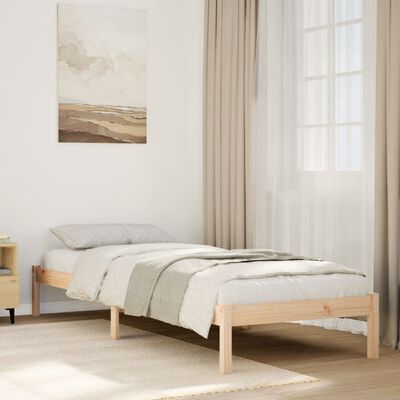 vidaXL Letto Extra Lungo senza Materasso 180x200 cm in Legno di Pino