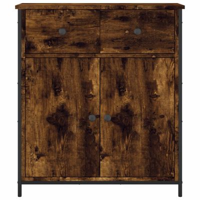 vidaXL Credenza Rovere Fumo 70x30x80 cm in Legno Multistrato