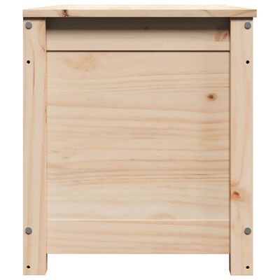 vidaXL Contenitore Portaoggetti 80x40x45,5cm Legno Massello Pino