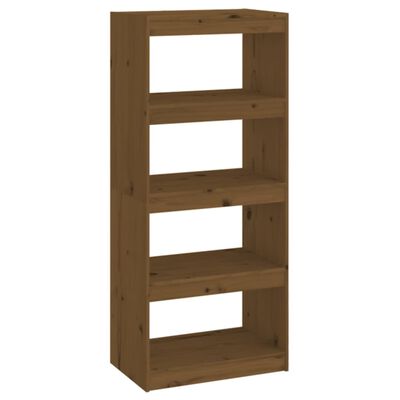 vidaXL Libreria/Divisorio Ambra 60x30x135,5cm Legno Massello di Pino