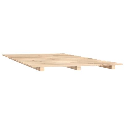 vidaXL Giroletto senza Materasso 100x200 cm in Legno Massello di Pino