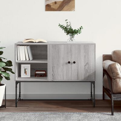 vidaXL Credenza Grigio Sonoma 100x40x79,5 cm in Legno Multistrato