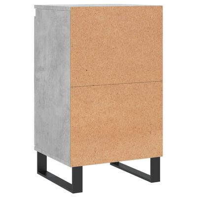 vidaXL Credenza Grigio Cemento 40x35x70 cm in Legno Multistrato