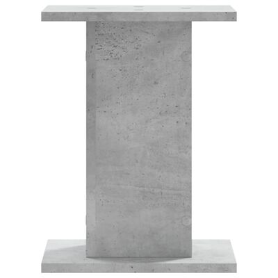 vidaXL Supporti per Piante 2 pz Grigio Cemento 30x30x50 cm Truciolato