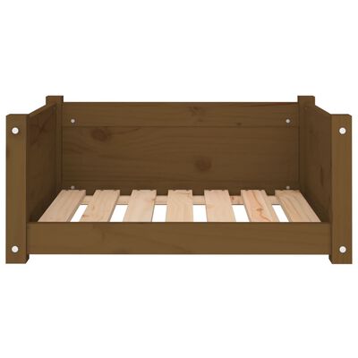 vidaXL Cuccia per Cani ambra 65,5x50,5x28cm in Legno Massello di Pino