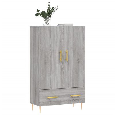 vidaXL Credenza Grigio Sonoma 69,5x31x115 cm in Legno Multistrato