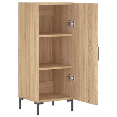 vidaXL Credenza Rovere Sonoma 34,5x34x90 cm in Legno Multistrato