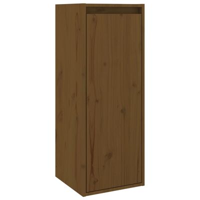 vidaXL Mobili Porta TV 5 pz ambra in Legno Massello di Pino