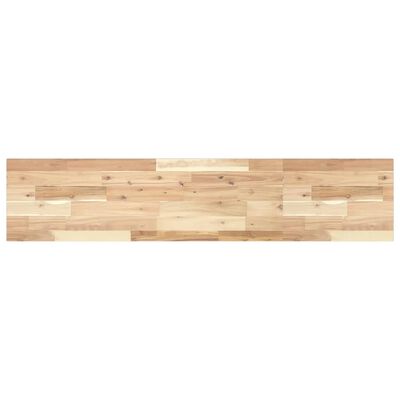 vidaXL Piano per Tavolo 120x30x2 cm Rettangolare Legno Massello Acacia