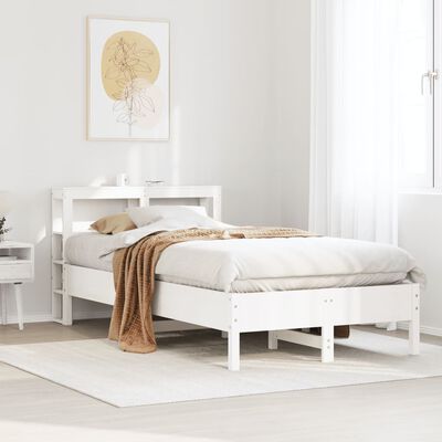 vidaXL Letto senza Materasso Bianco 90x200 cm Legno Massello di Pino