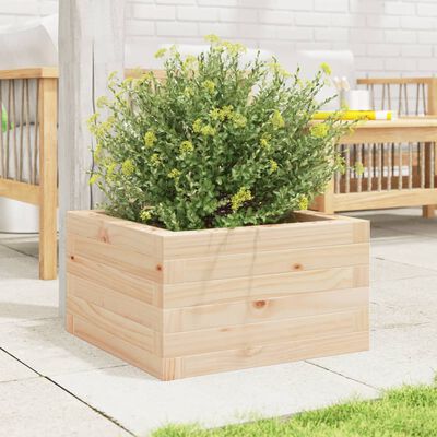 vidaXL Fioriera da Giardino 40x40x23 cm in Legno Massello di Pino