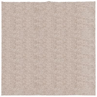 vidaXL Tappeto Shaggy PAMPLONA a Pelo Lungo Moderno Beige 160x160 cm